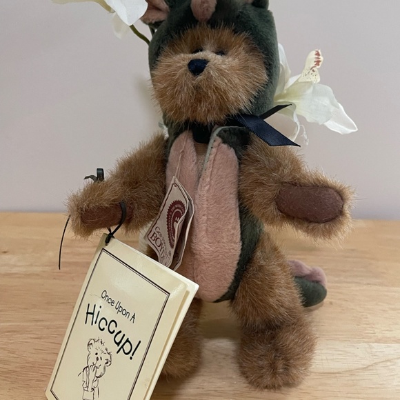 Boyds Bears Plush EDMUND SPRING 2001 Fabric Dragon Fairy Tale 917516 - Picture 1 of 4